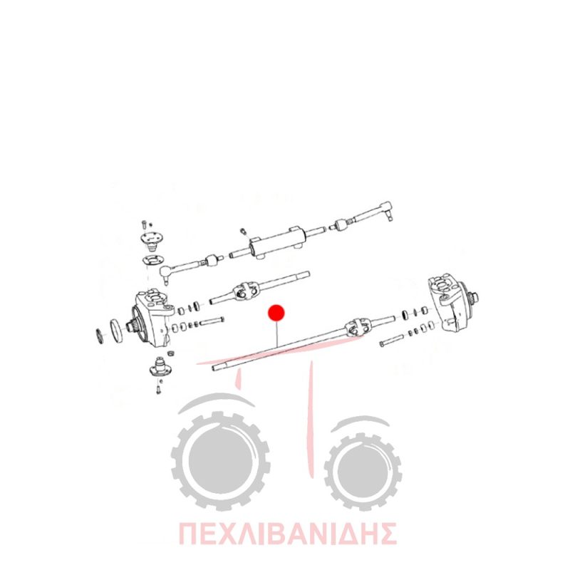 Δεξί ημιαξόνιο Massey Ferguson 2605-2615