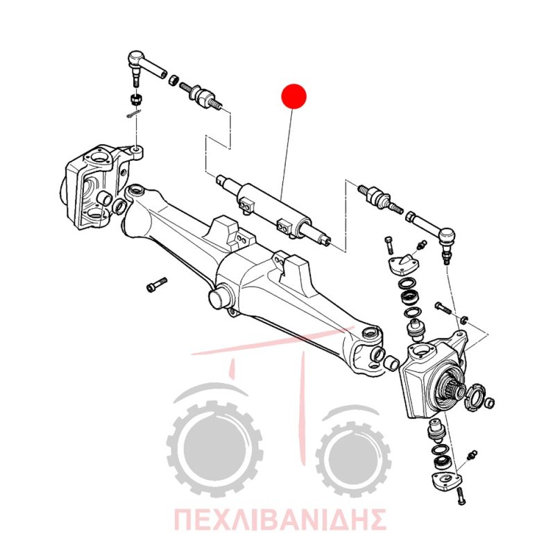 Μπουκάλα τιμονιού τηλεσκοπική Massey Ferguson 253 Μπουκάλα τιμονιού τηλεσκοπική Massey Ferguson 253