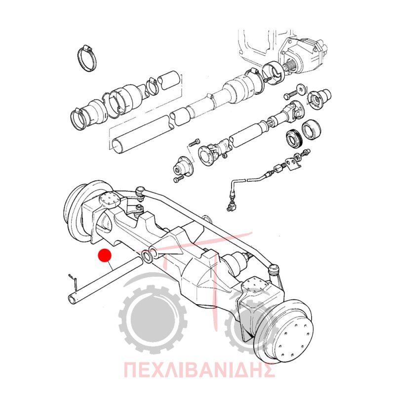 Πείρος παλάγκου μπροστά διαφορικού Massey Ferguson 365-375-390-399 Πείρος παλάγκου μπροστά διαφορικού Massey Ferguson 365-375-390-399