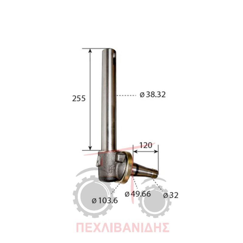 Δεξί ακραξόνιο Massey Ferguson 165-265