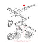 Ροδέλα μπροστά καβαλέτου Massey Ferguson 6170-6180-6280-6290 Ροδέλα μπροστά καβαλέτου Massey Ferguson 6170-6180-6280-6290