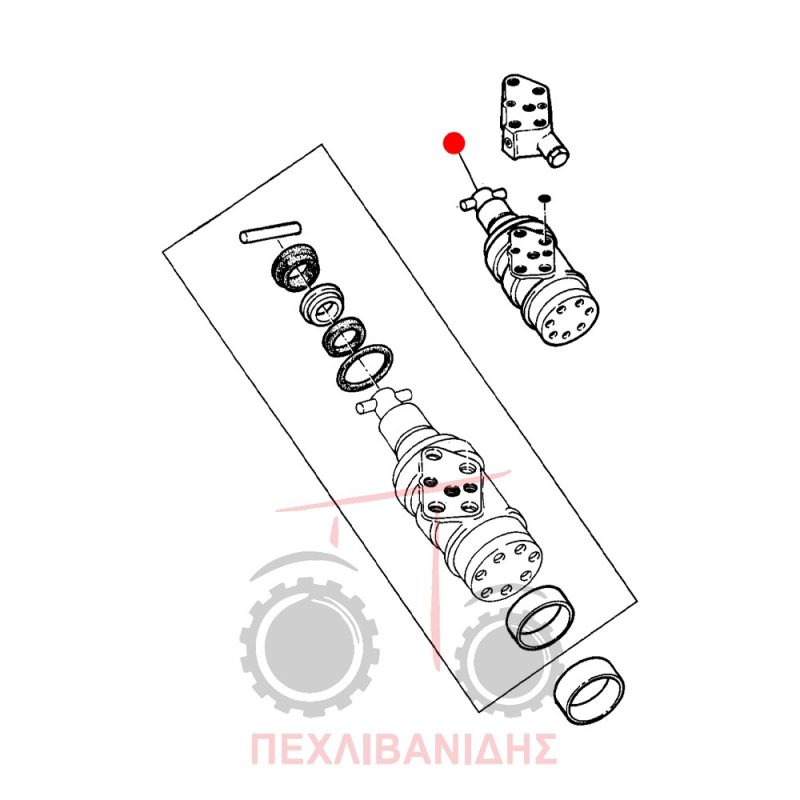 Ρότορας τιμονιού Massey Ferguson 2640-2680