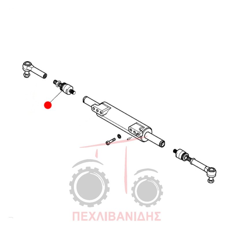 Ακρόμπαρο σπαστό Massey Ferguson 8400-8600-8700