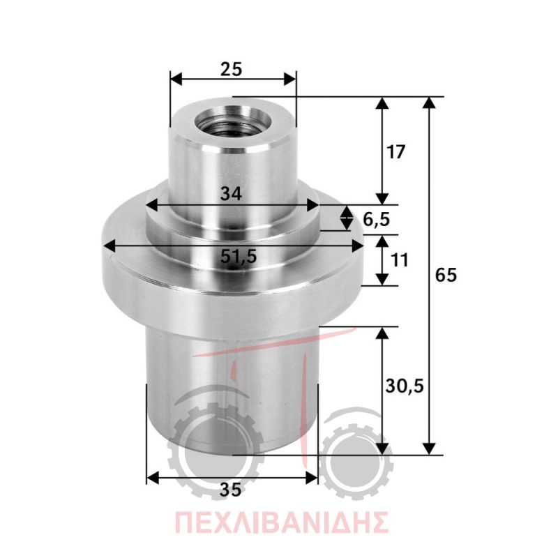 Πείρος διαφορικού Massey Ferguson 240-362-4225