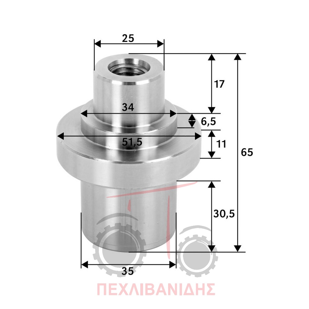 Πείρος διαφορικού Massey Ferguson 240-362-4225