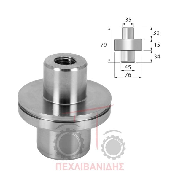 Πείρος πάνω κάτω μπροστά διαφορικού Massey Ferguson 2640-3080-3655-3690