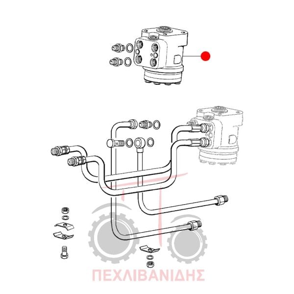 Εγκέφαλος τιμονιού Massey Ferguson 3300-3400