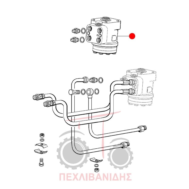 Εγκέφαλος τιμονιού Massey Ferguson 3300-3400 Εγκέφαλος τιμονιού Massey Ferguson 3300-3400