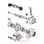 Κοντό ημιαξόνιο μπροστά διαφορικού Massey Ferguson 1014-3080-398-399 Κοντό ημιαξόνιο μπροστά διαφορικού Massey Ferguson 1014-3080-398-399