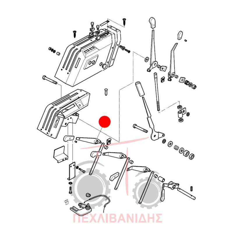 Σετ λεβιέ από 2 σε 3 φέτας χειριστηρίου Massey Ferguson 4200-4300 Σετ λεβιέ από 2 σε 3 φέτας χειριστηρίου Massey Ferguson 4200-4300