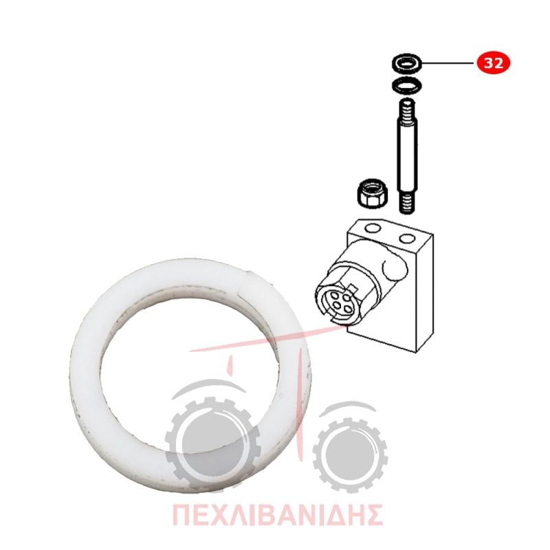 Στεγανό σωλήνα υδραυλικού Massey Ferguson 135-188-290-390-590-595
