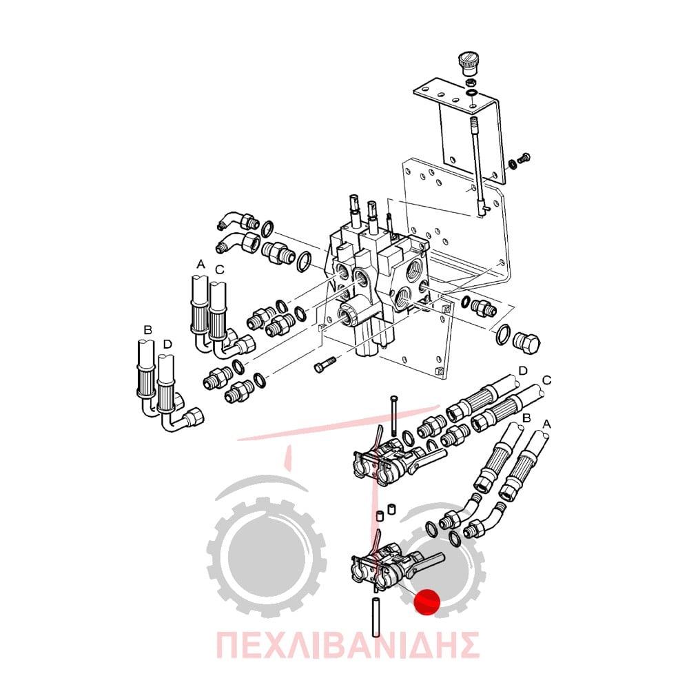 Ταχυσύνδεσμος σβάρνας Massey Ferguson 3690-8100