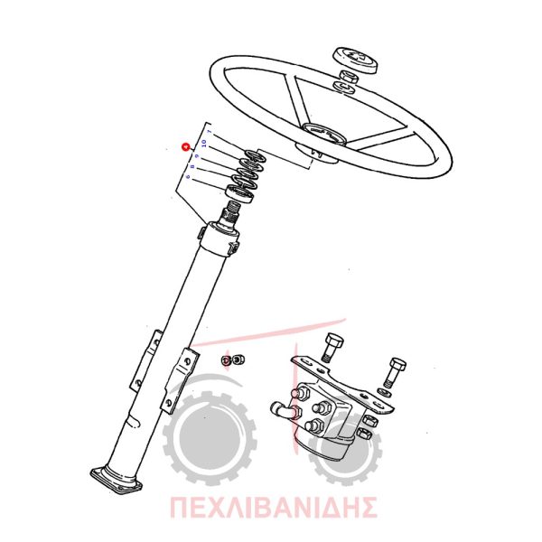 Σωλήνας ατέρμωνας Massey Ferguson 365-390-399