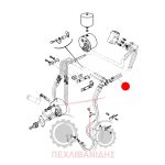 Σωλήνας υδραυλικού τιμονιού Massey Ferguson 230-240-243-253-263 Σωλήνας υδραυλικού τιμονιού Massey Ferguson 230-240-243-253-263