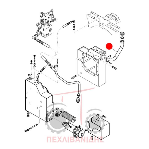 Σωλήνας υδραυλικού Massey Ferguson 8450-8460-8470-8480