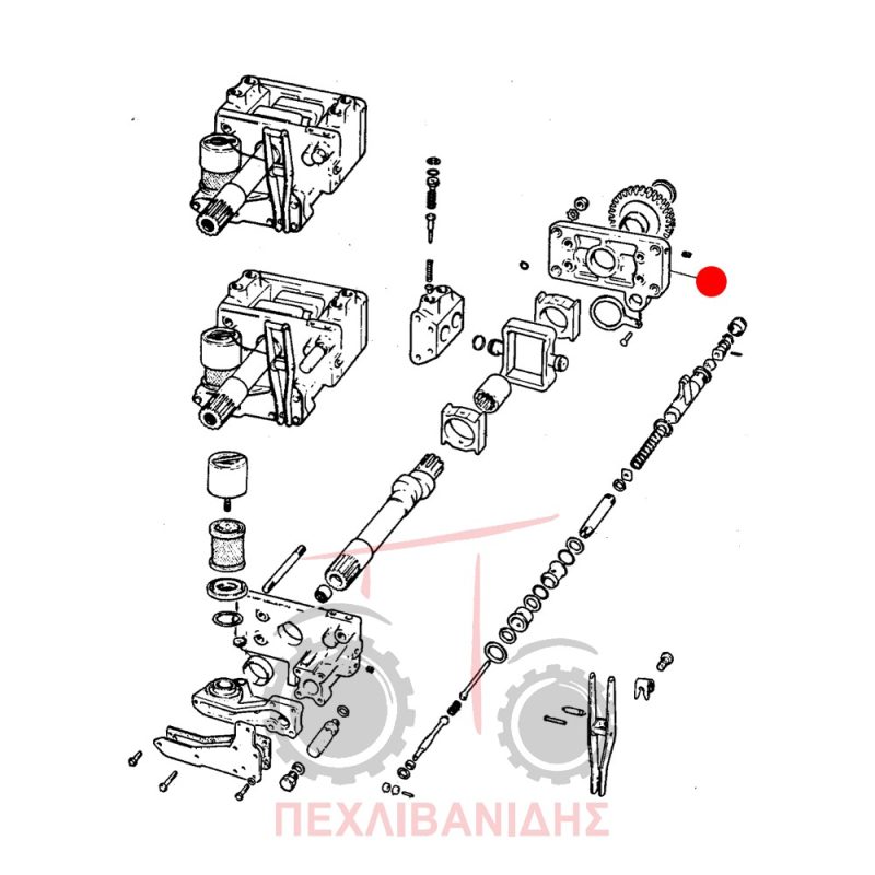 Πλάκα αντλίας υδραυλικού Massey Ferguson 135-165-177
