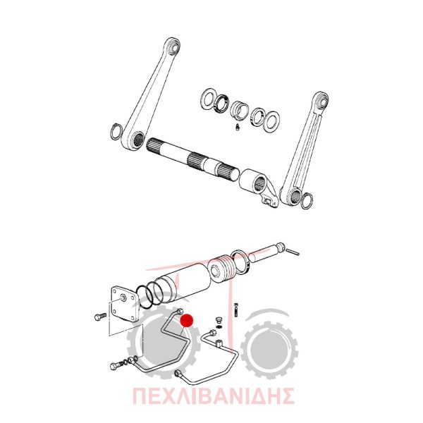 Σωλήνας υδραυλικού Massey Ferguson 3300-3400