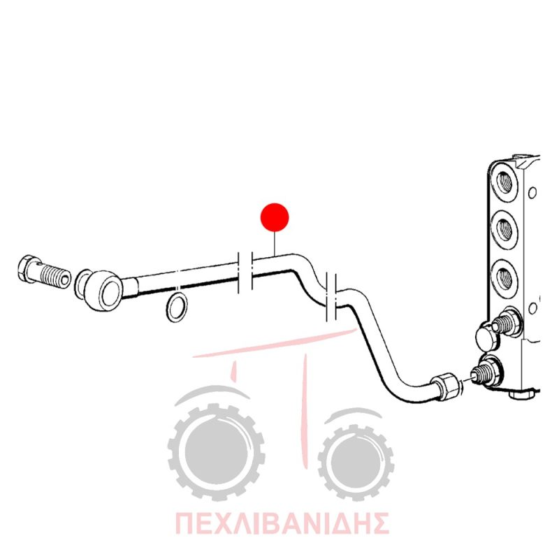 Σωλήνας καπάκι υδραυλικού Massey Ferguson 3300-3400