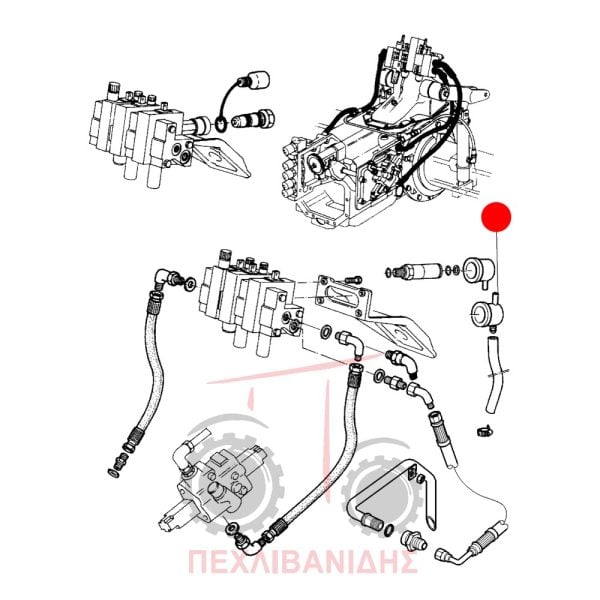 Καπάκι ταχυσυνδέσμου Massey Ferguson 3000-6100-8100