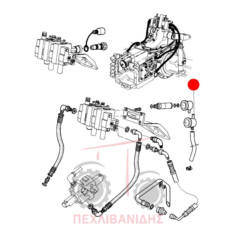 Καπάκι ταχυσυνδέσμου Massey Ferguson 3000-6100-8100