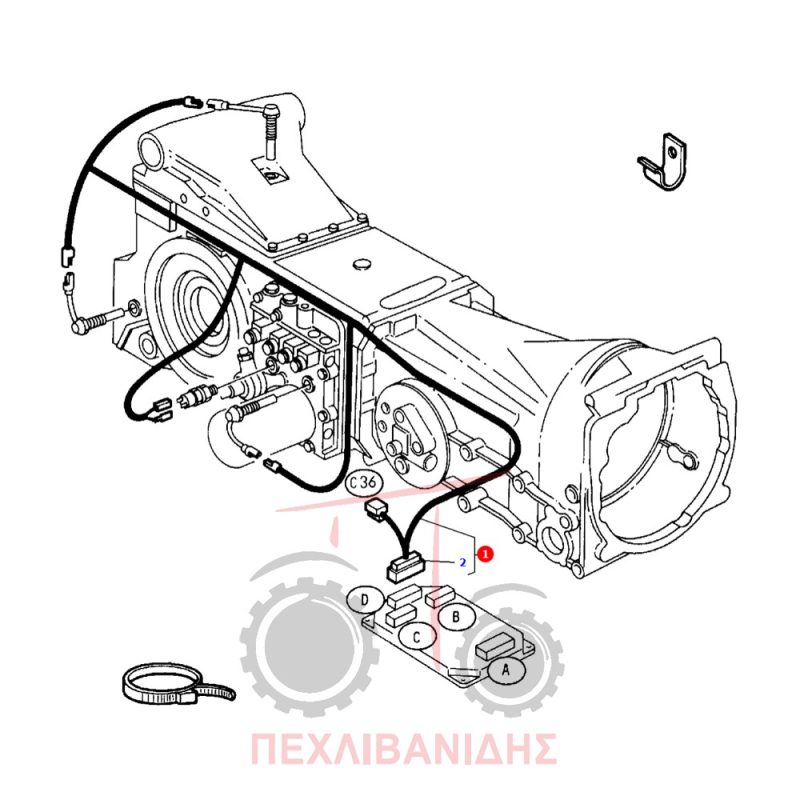 Καλώδια αισθητήρων Massey Ferguson 3600
