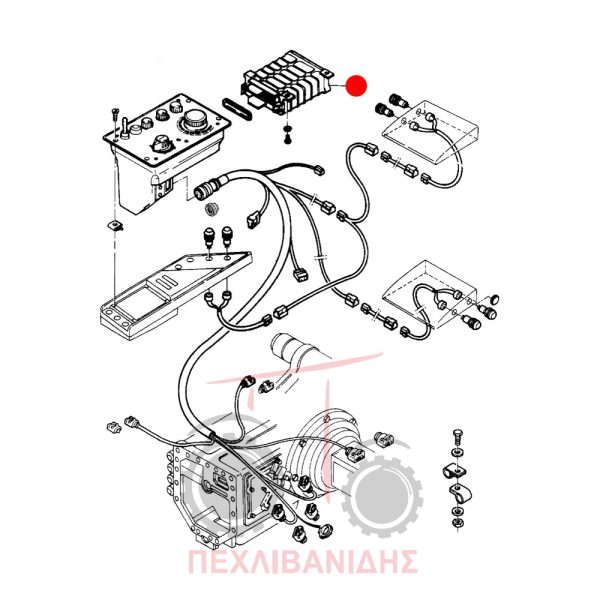 Υπολογιστής υδραυλικού μέσα καμπίνας Massey Ferguson 3000-3100-3600