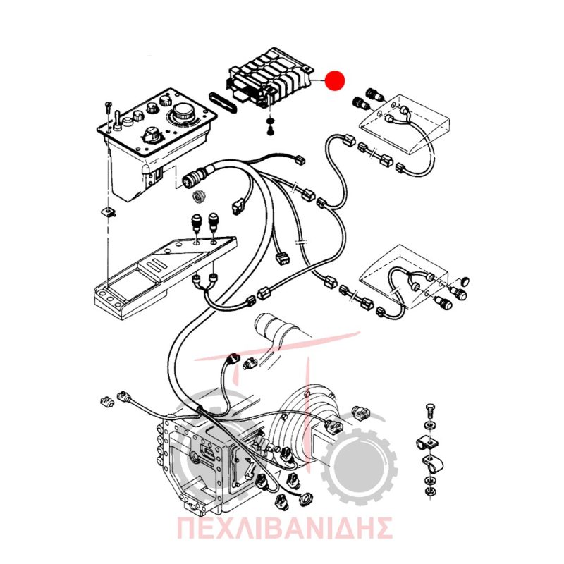 Υπολογιστής υδραυλικού μέσα καμπίνας Massey Ferguson 3000-3100-3600 Υπολογιστής υδραυλικού μέσα καμπίνας Massey Ferguson 3000-3100-3600