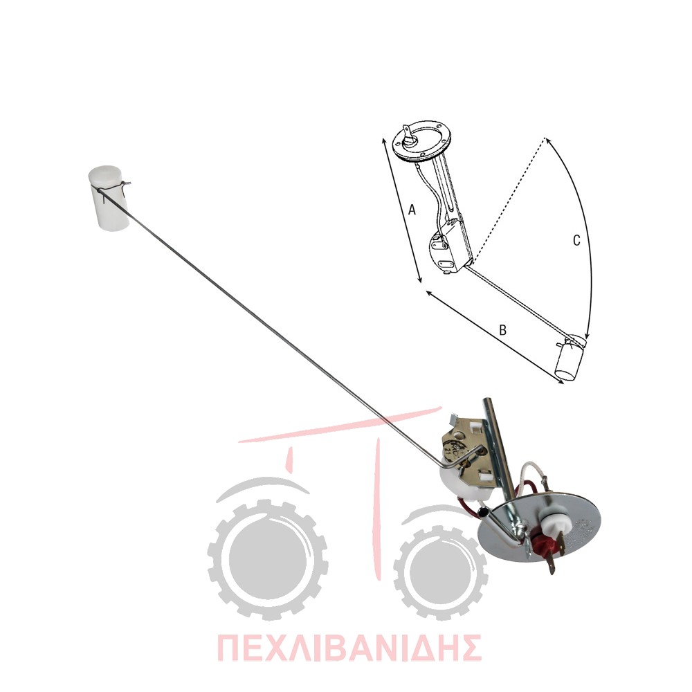 Φλοτέρ καυσίμου Massey Ferguson 365-375-390-398-399
