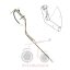Φλοτέρ καυσίμου Massey Ferguson 365-375-390-398-399