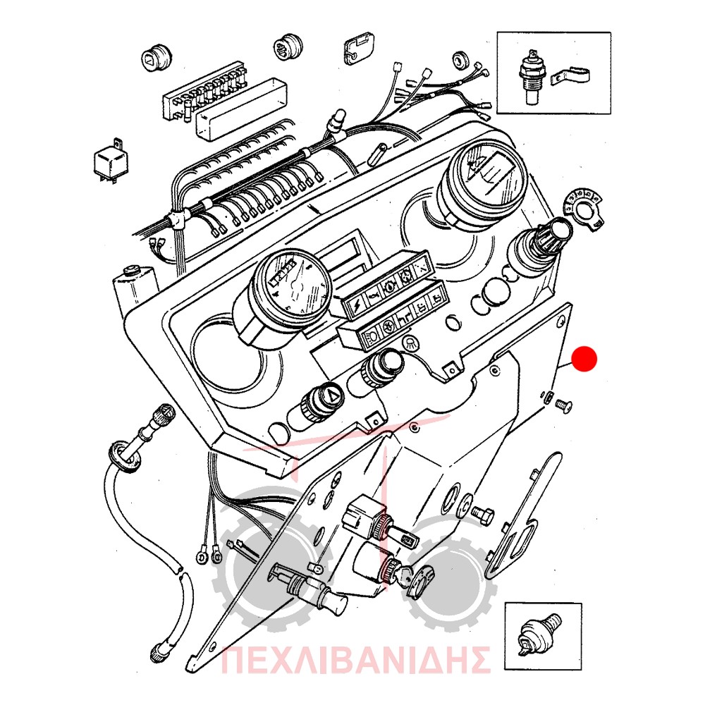 Πόδια ταμπλό Massey Ferguson 1004-274-294-675-698-699