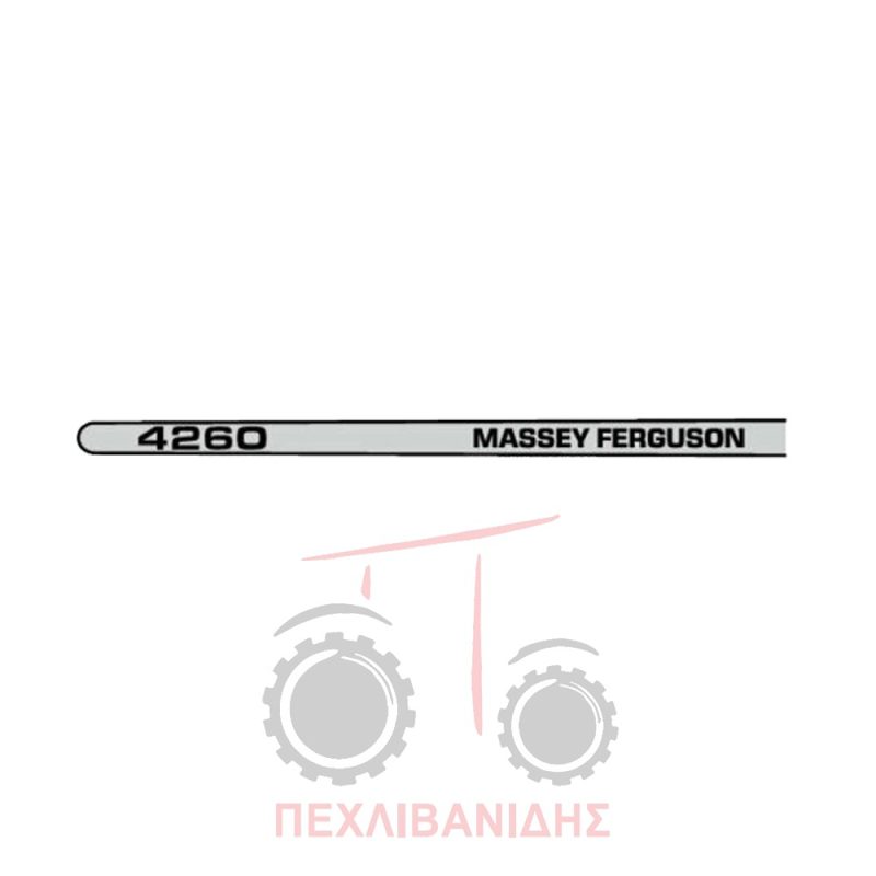 Αριστερή ταινία αυτοκόλλητο Massey Ferguson 4260
