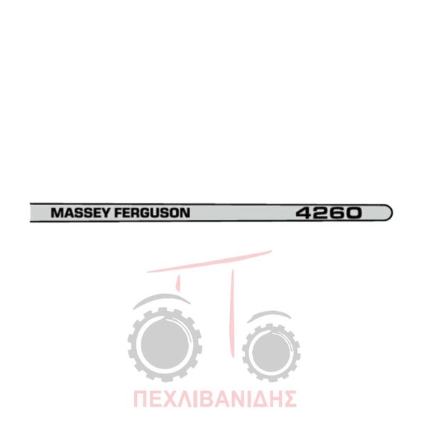 Δεξιά ταινία αυτοκόλλητο Massey Ferguson 4260