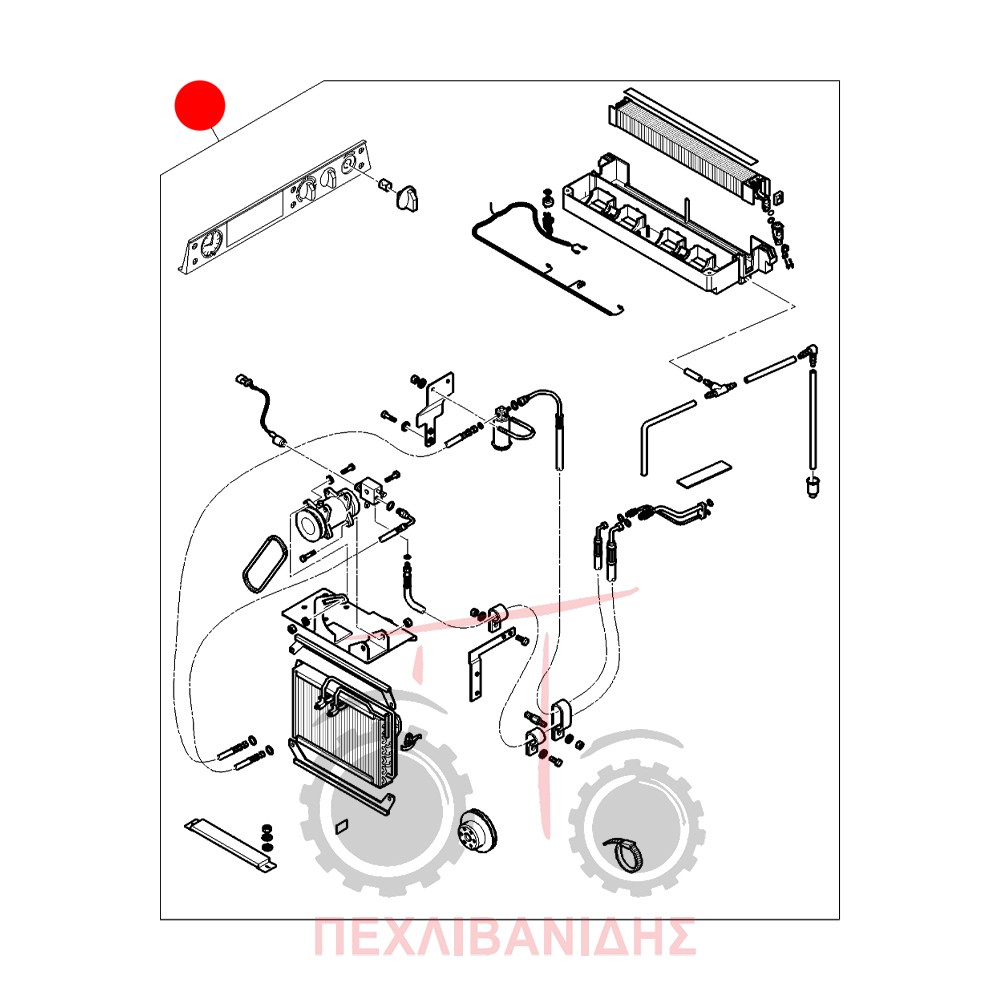 Κιτ aircondition Massey Ferguson 4360