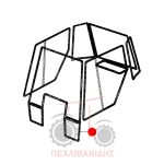 Μπροστά λάστιχο καμπίνας Massey Ferguson 3080-3655 Μπροστά λάστιχο καμπίνας Massey Ferguson 3080-3655