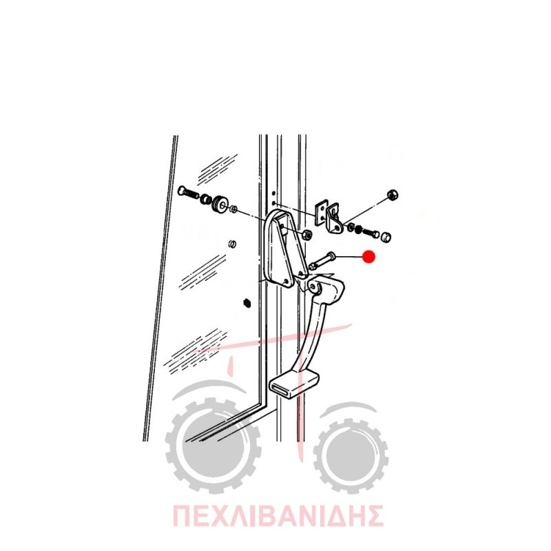 Πείρος χερούλι πόρτας Massey Ferguson 3080-3125-3680
