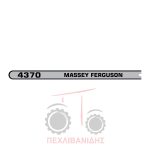 Αριστερή ταινία αυτοκόλλητο Massey Ferguson 4370 Αριστερή ταινία αυτοκόλλητο Massey Ferguson 4370