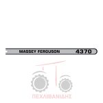Δεξιά ταινία αυτοκόλλητο Massey Ferguson 4370 Δεξιά ταινία αυτοκόλλητο Massey Ferguson 4370