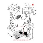 Πάνω αριστερή βάση καμπίνας Massey Ferguson 6400-7400 Πάνω αριστερή βάση καμπίνας Massey Ferguson 6400-7400