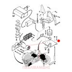 Βάση καμπίνας αριστερού πιάτου Massey Ferguson 6475-6480 Βάση καμπίνας αριστερού πιάτου Massey Ferguson 6475-6480