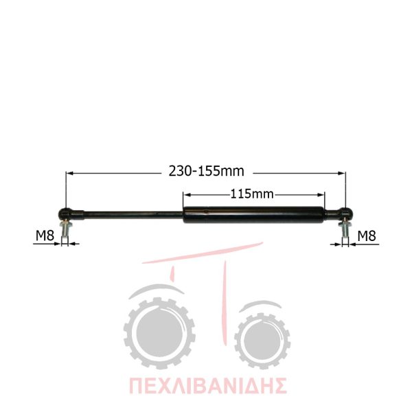 Μπουκάλα πόρτας Massey Ferguson 6100-6200-8100-8200