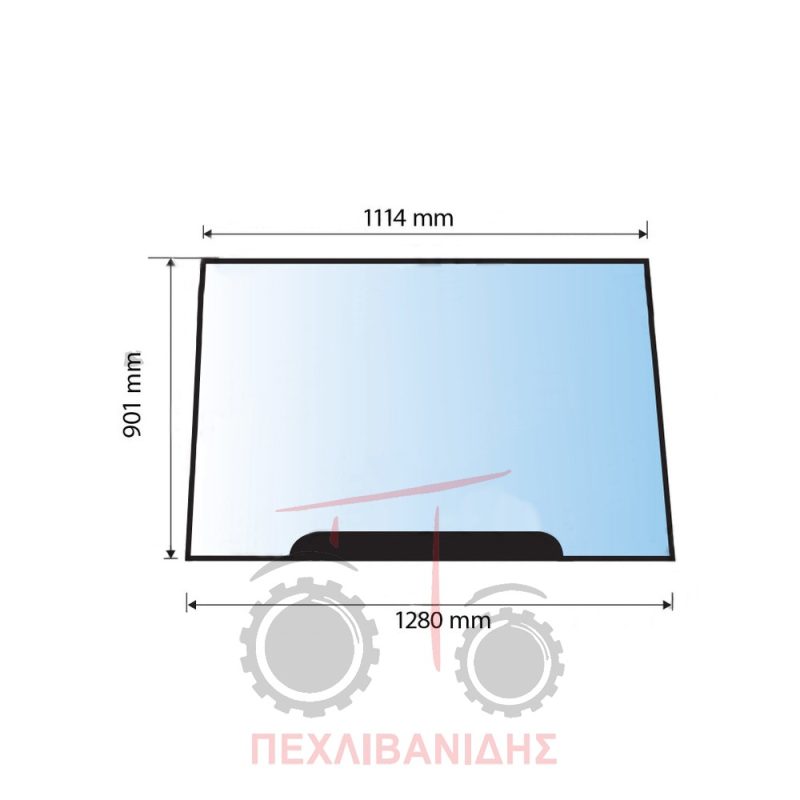Τζάμι καμπίνας Massey Ferguson 6100-8100 Τζάμι καμπίνας Massey Ferguson 6100-8100