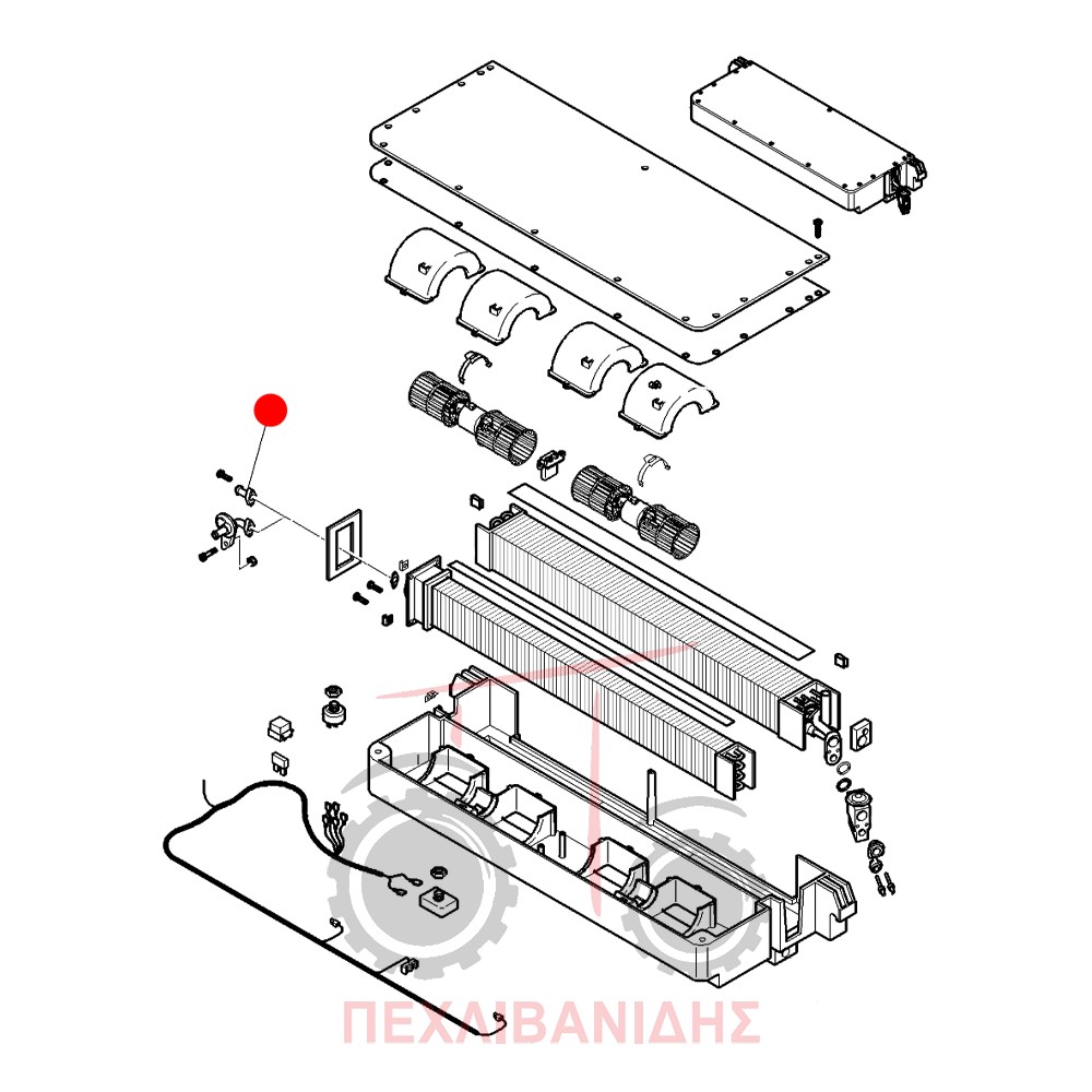 Βαλβίδα aircondition Massey Ferguson 4200-4300-5400-6400-7400-8200