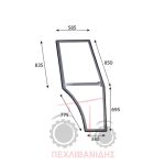 Τελάρο πόρτας Massey Ferguson 365-375-390-398-399 Τελάρο πόρτας Massey Ferguson 365-375-390-398-399