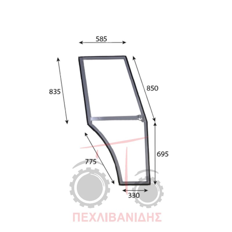Τελάρο πόρτας Massey Ferguson 365-375-390-398-399