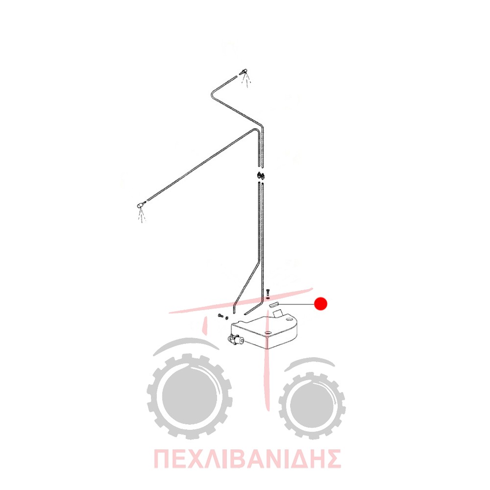 Καπάκι δοχείου Massey Ferguson 3300-3400