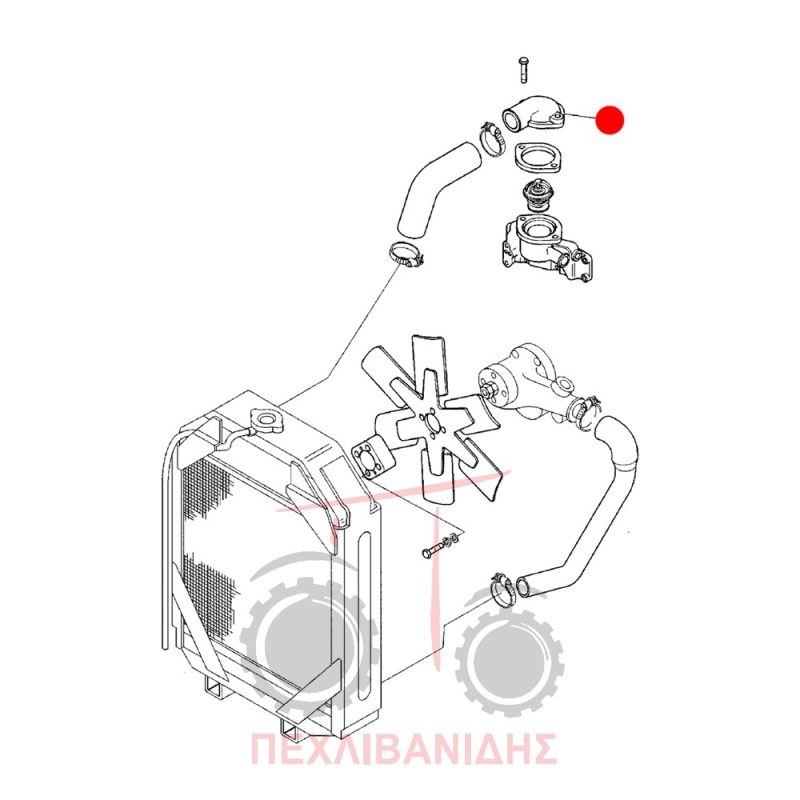Καπάκι θερμοστάτη Landini Rex-Trekker
