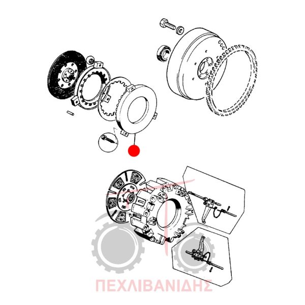 Πλάκα δίσκου κίνησης Landini 5860-6880