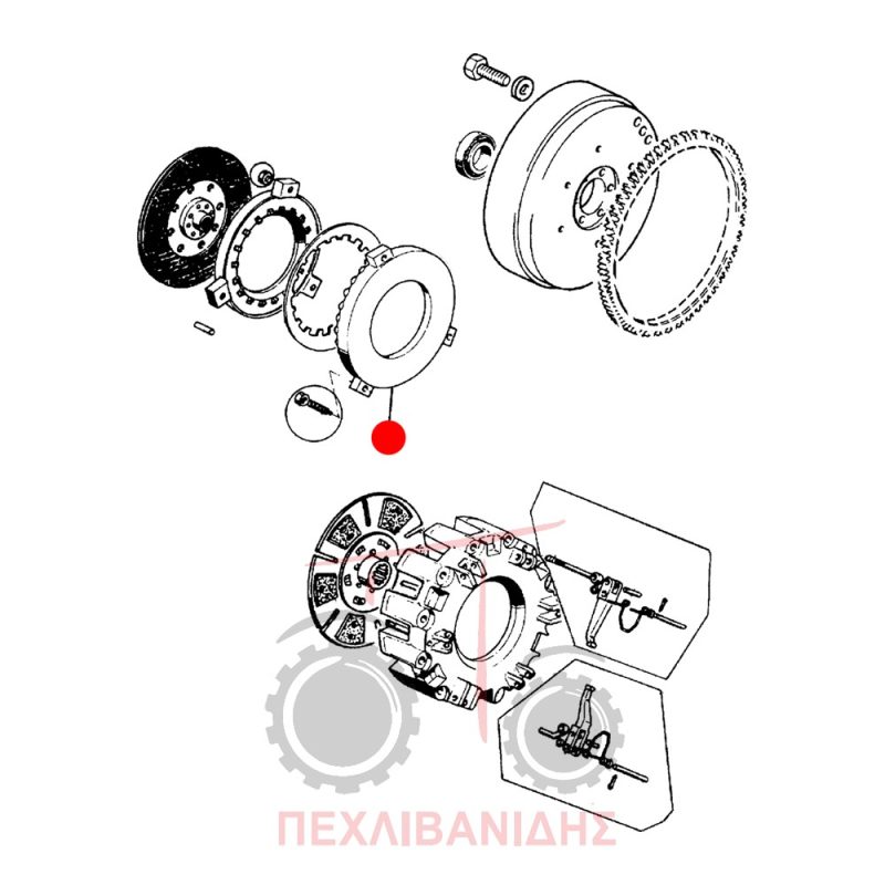 Πλάκα δίσκου κίνησης Landini 5860-6880