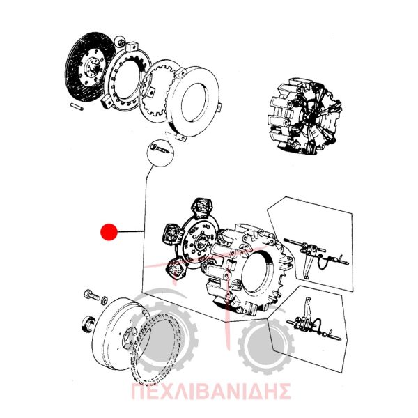 Σετ κοκοράκια κίνησης Landini 8860-8880-Advantage-Blizzard-Rex