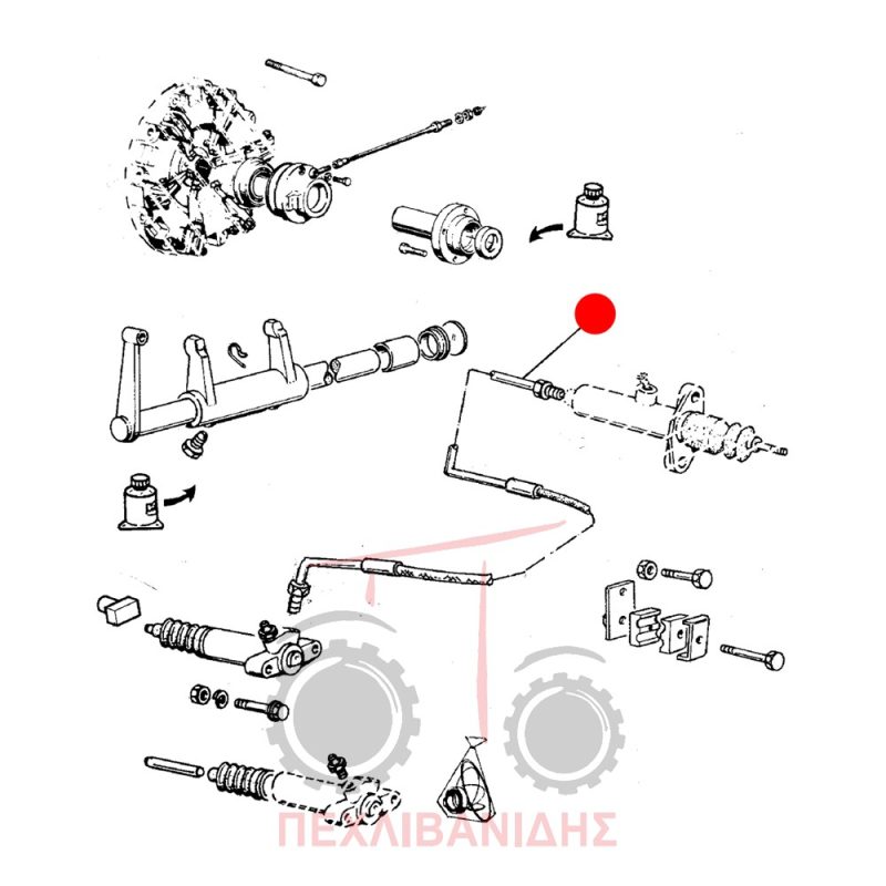Σωλήνας συμπλέκτη Landini Legend 105-115-130-145